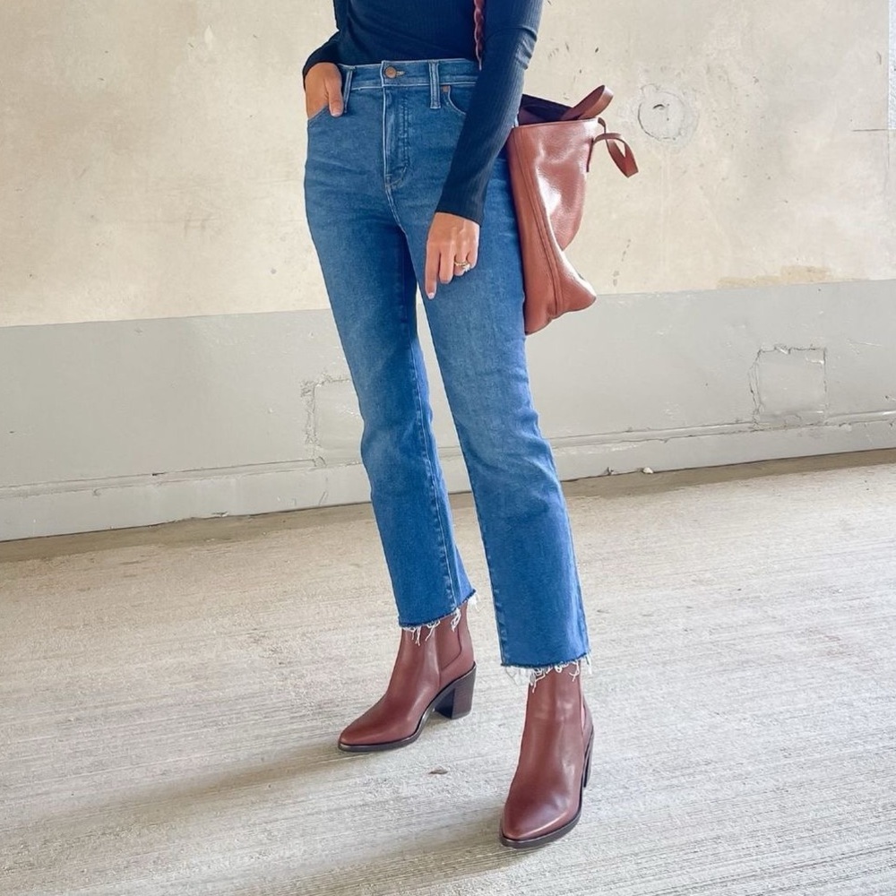 Leather boots